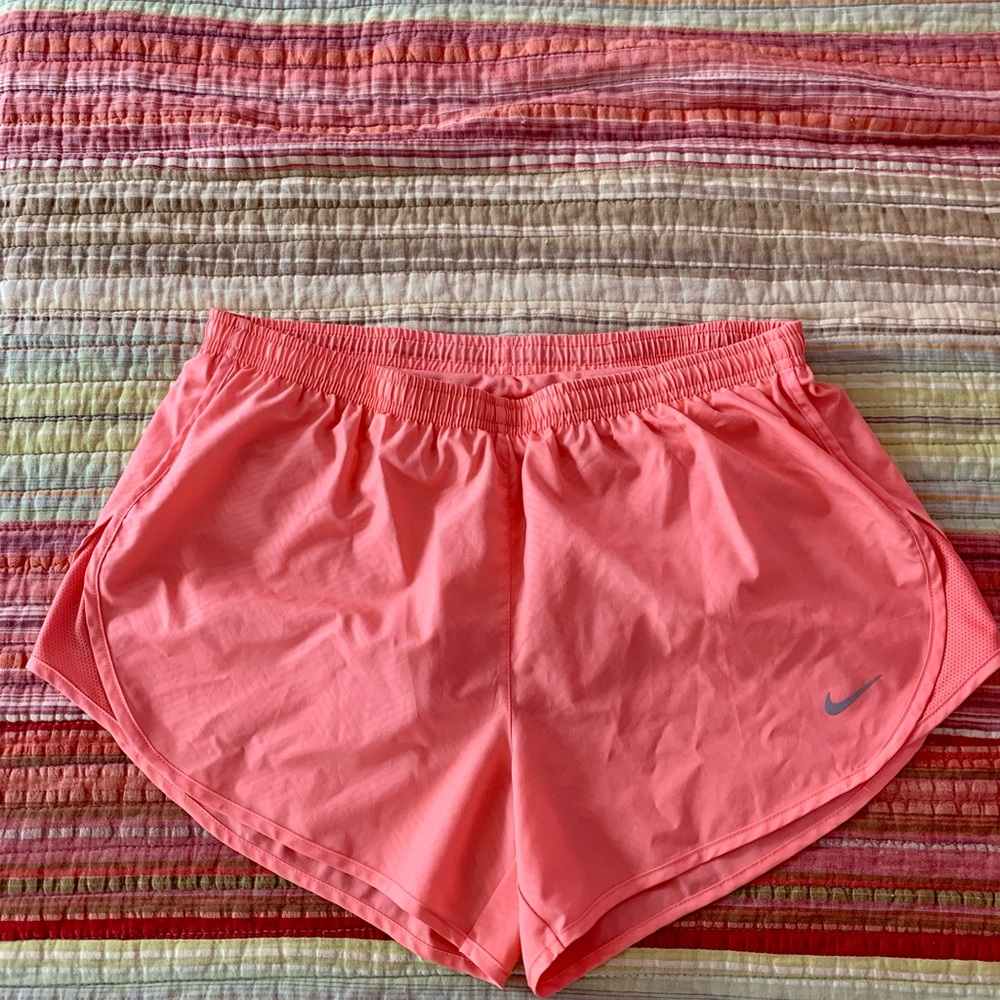 Coral Nike Athletic Shorts